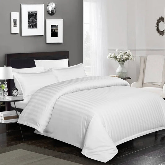 Klarita 250 TC Microfibre Reversible Modern & Contemporary Duvet Cover Set with Pillow Cases