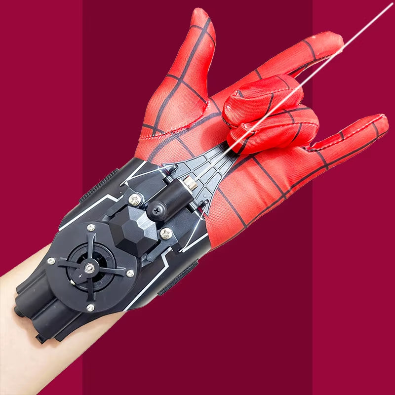 Wrist Launcher Shooters Peter Parker Cosplay Props Shooting Device Toys for Children Giftsspider Silk Launche Toy Web Shooters