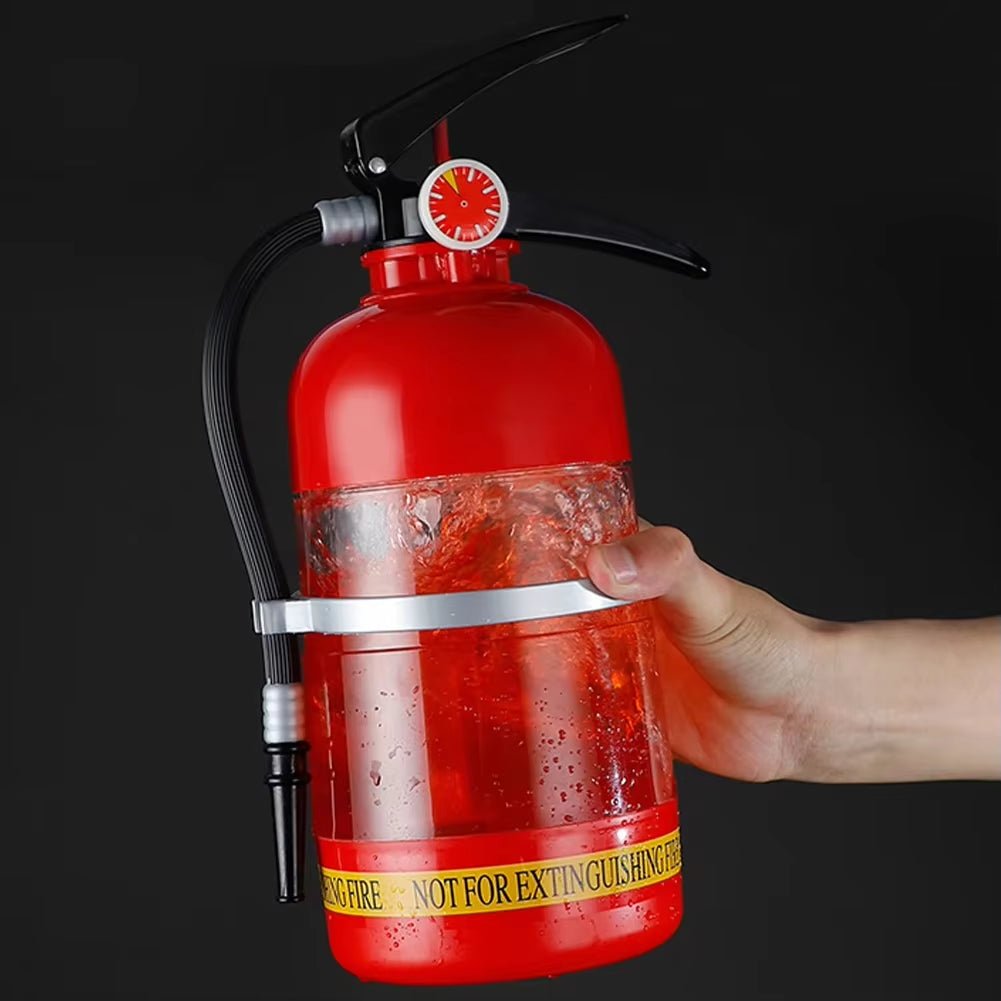 1.5L Beer Wine Drink Dispenser Creative Fire Extinguisher Shape Liquor Dispenser Wine Spirits Beer Beverage Party Bar Accessory - NovaNest