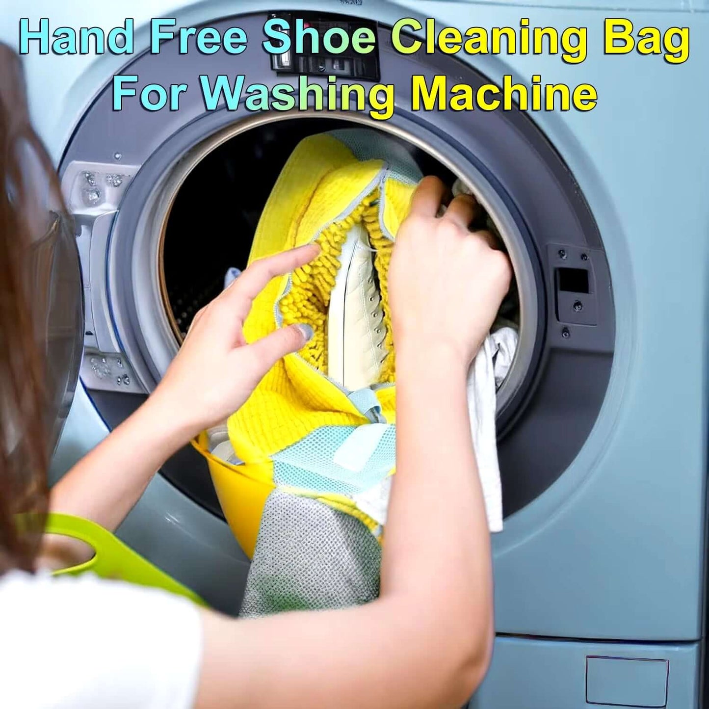 1/2PCS Washing Shoes Bag Cotton Laundry Fluffy Fibers Easily Remove Dirt Washing Bags Anti-Deformation Shoes Clothes Organizer