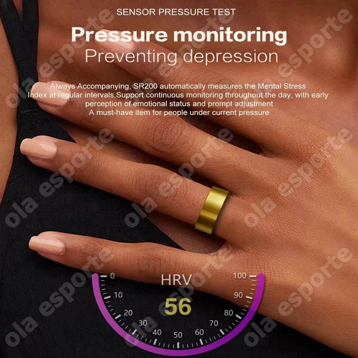 2024 Smart Health Ring Women Men Heart Rate Body Temperature Sport Bluetooth Ring Wireless Charging Smart Sensor Ring for Xiaomi - NovaNest