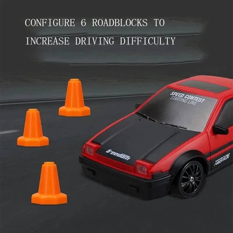 2.4G High Speed Drift Rc Car 4WD Toy Remote Control AE86 Model GTR Vehicle Car RC Racing Cars Toy for Children Christmas Gifts - NovaNest