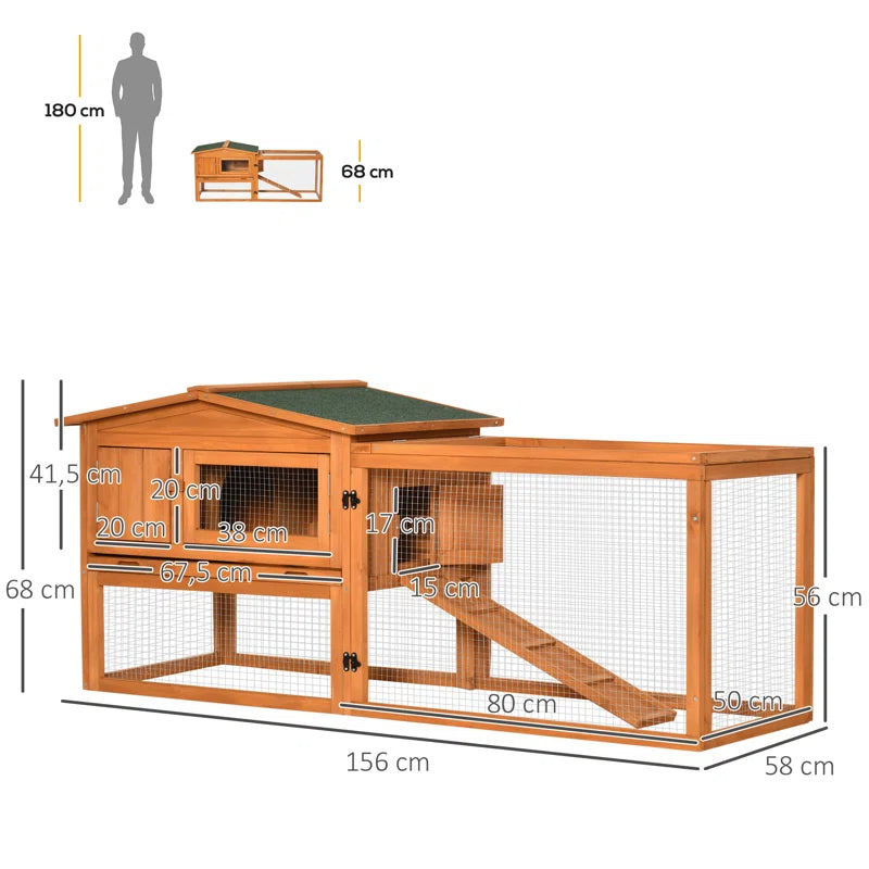 Weather Resistant Rabbit Hutch