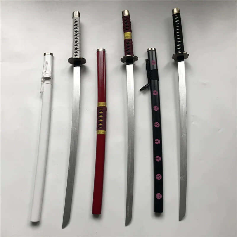 Cosplay 1:1 Anime Roronoa Zoro Sword Weapon Armed Katana Espada Wood Ninja Knife Samurai Sword Prop Toys for Teens