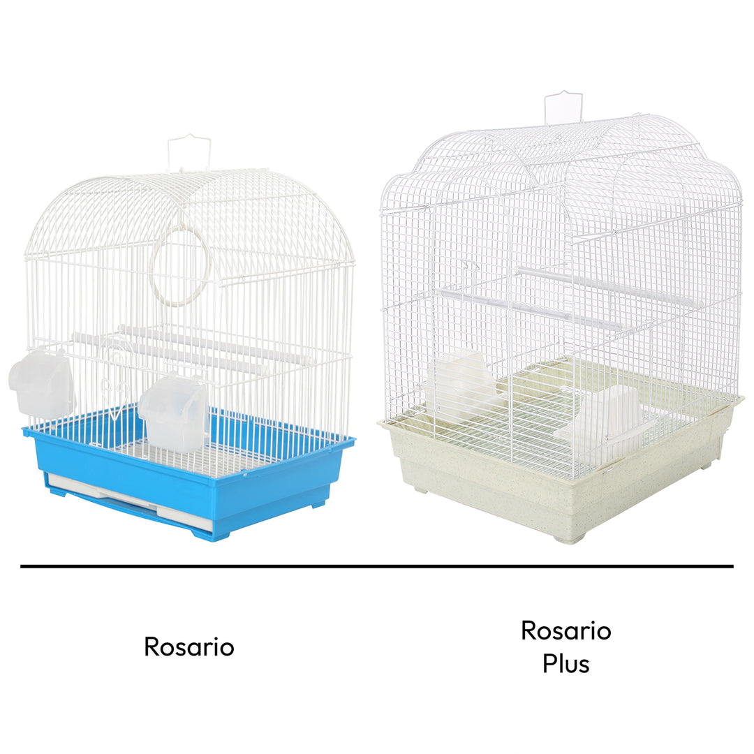 KCT ROSARIO plus BLUE MEDIUM BIRD CAGE SMALL EXOTIC PET CANARY BUDGIE FINCH