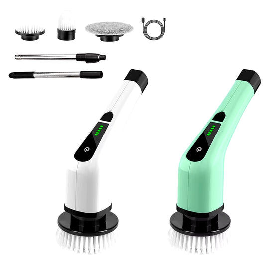 Electric Cleaning Brush Multifunctional Household USB Handheld Electric Spin Cleaning Brush Kitchen Bathroom Cleaning Tools