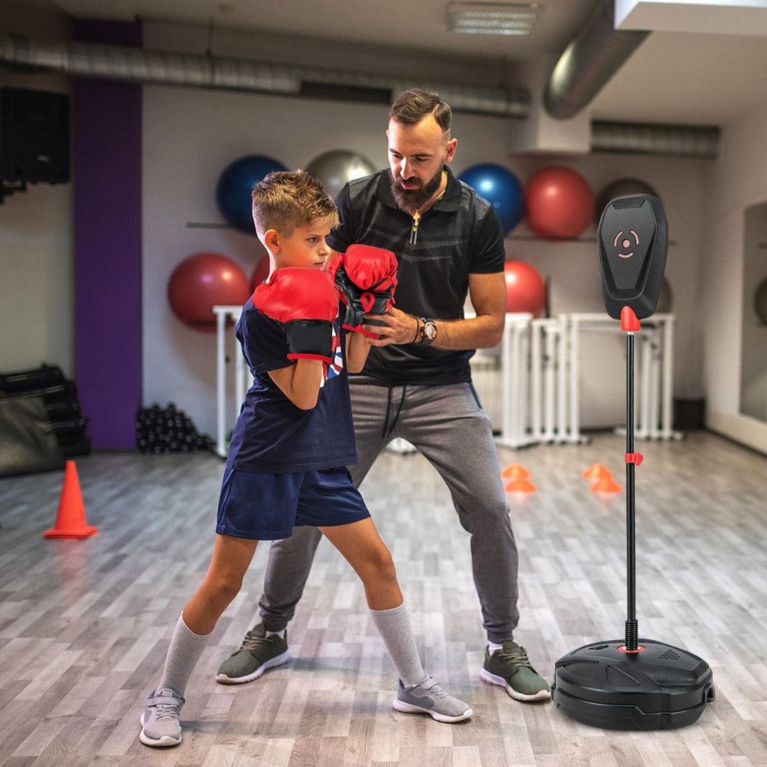 Inflation-Free Boxing Set with Punching Bag Boxing Gloves