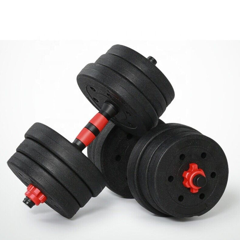 Exersci 20Kg/30Kg/40Kg Adjustable Dumbbell & Barbell Set