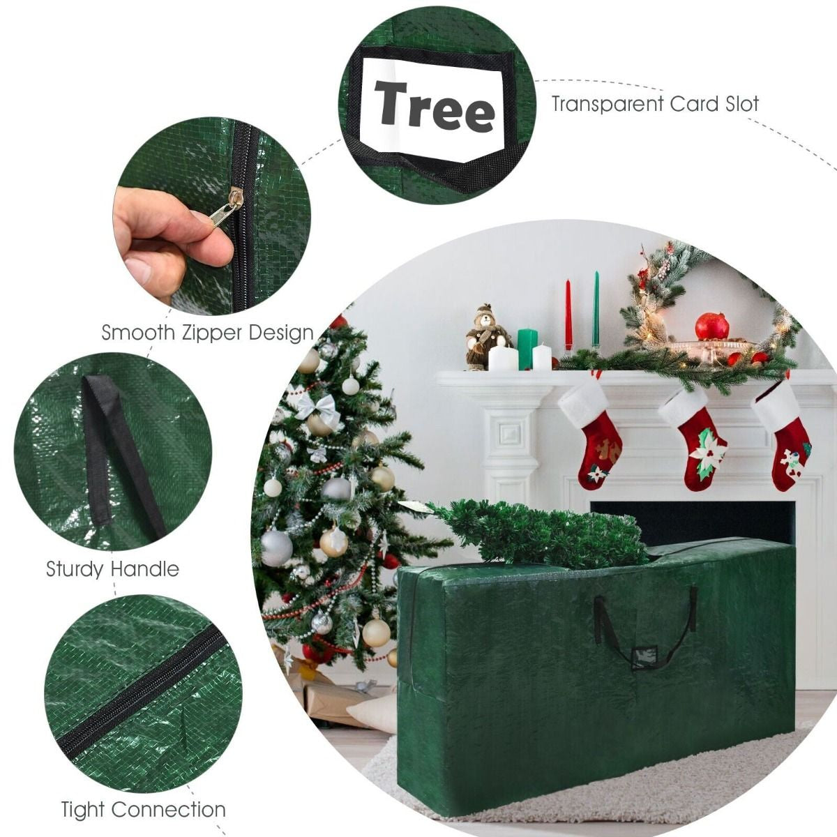 Christmas Tree Storage Bag with Handles