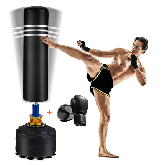 175Cm Freestanding Kickboxing Bag