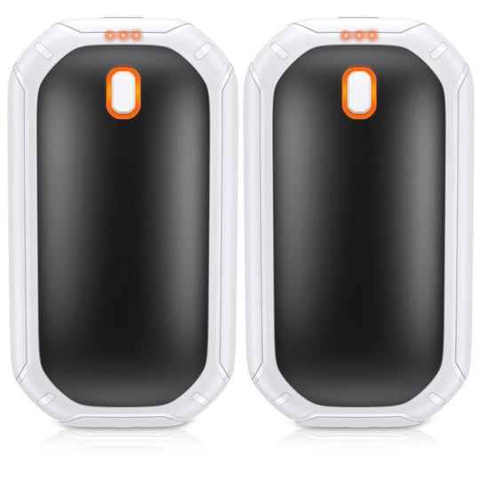 2 Pack Hand Warmers Rechargeable, 2024 New Portable Magnetic Electric Hand Warmers with 12Hrs Warmth, Double-Sided Heating Pocket Size Hand Warmers for Outdoors, Camping - Winter Gifts for Women Men