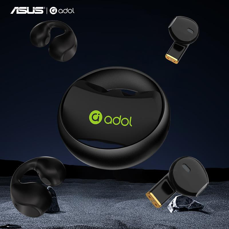 ASUS J11 Wireless Headphones, Including In-Ear Type and Clip-On Ear,Type-C Charging, Electronic Audio &Video Product