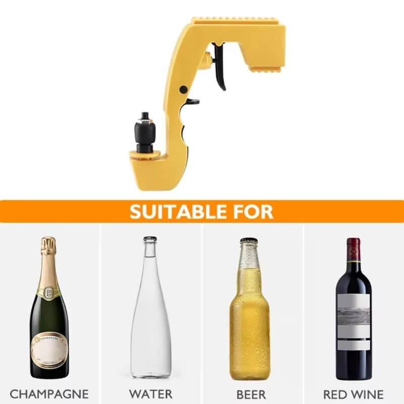 Beer Gun Champagne Spray Gun Hot Sale Wine Bottle Stopper Wine Dispenser Bar Accessories Party Gift - NovaNest