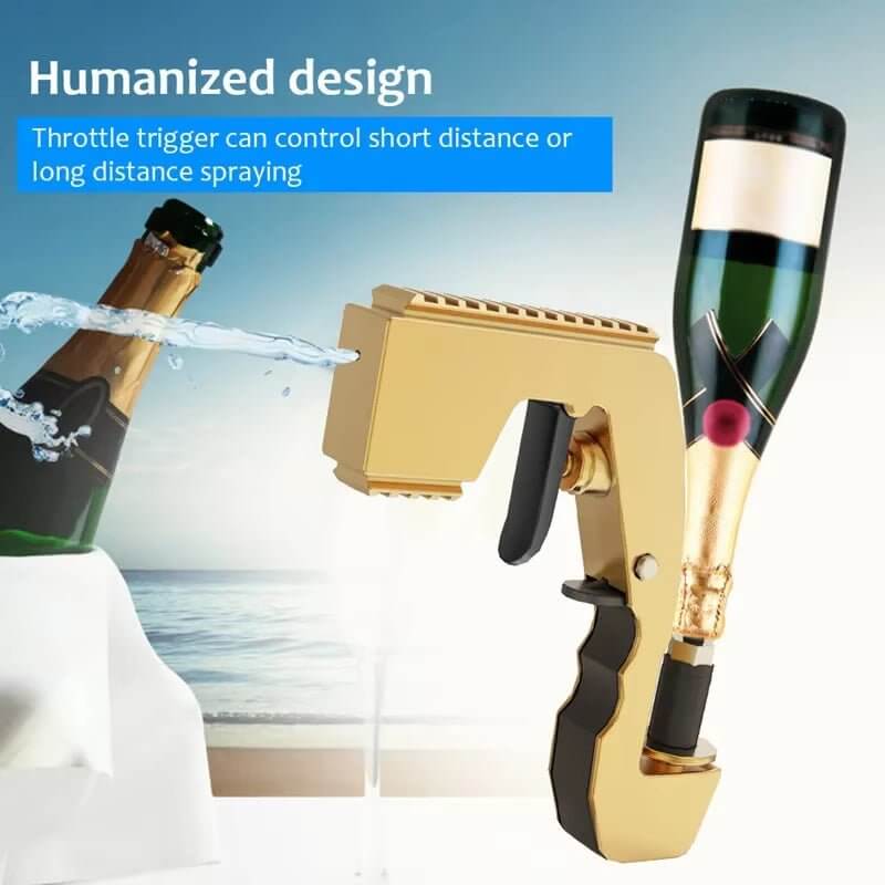 Beer Gun Champagne Spray Gun Hot Sale Wine Bottle Stopper Wine Dispenser Bar Accessories Party Gift - NovaNest