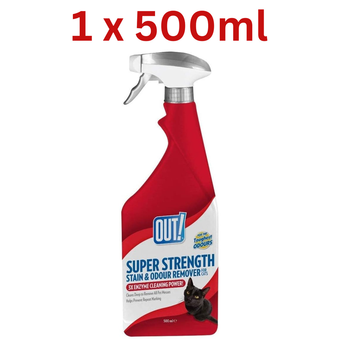 Pet Stain Odour Remover Super Strength Enzyme Cleaner Smell Nuetraliser 2X 500Ml