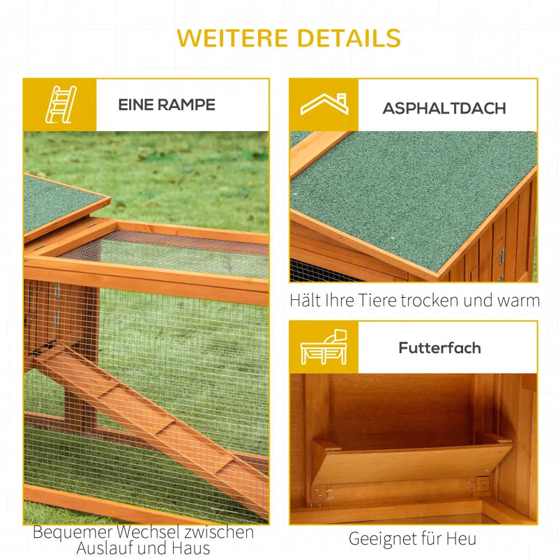 Weather Resistant Rabbit Hutch