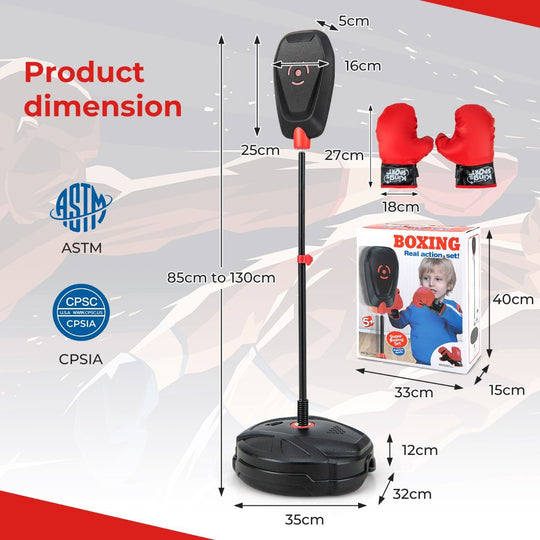 Inflation-Free Boxing Set with Punching Bag Boxing Gloves