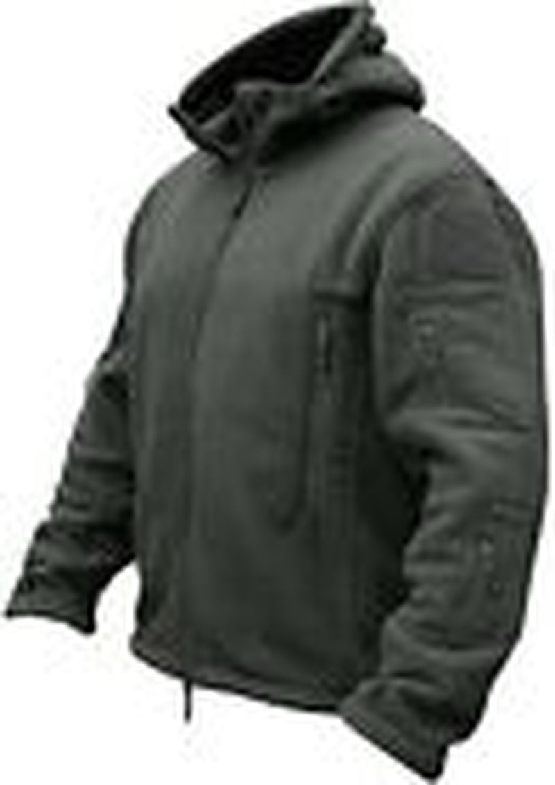 Men Casual Coat Tactical Recon Fleece Jacket Full Zip Army Hoodie Combat Hoody - NovaNest