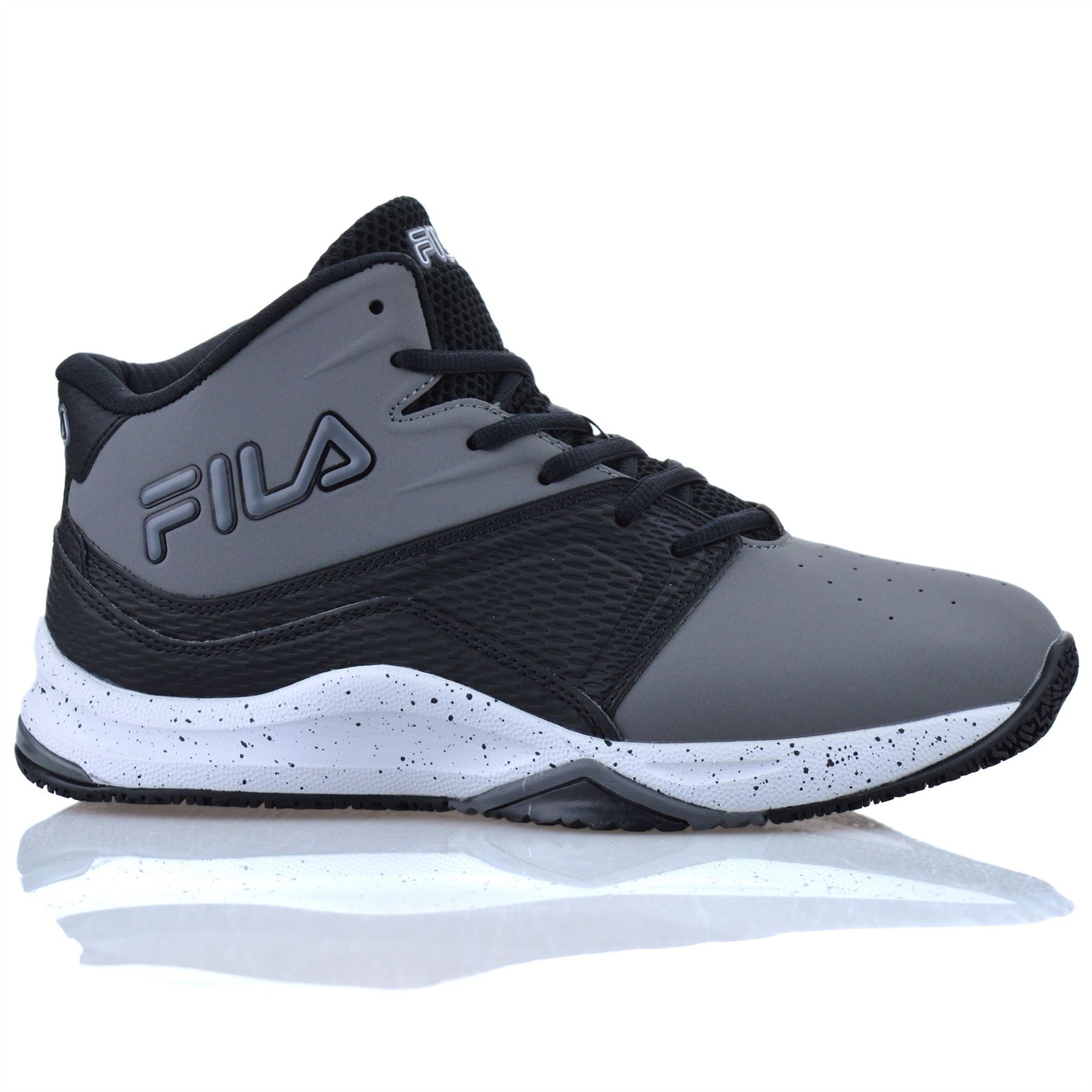 Mens Fila High Top Casual Walking Ankle Boots Basketball Gym Trainers Shoes Size - NovaNest