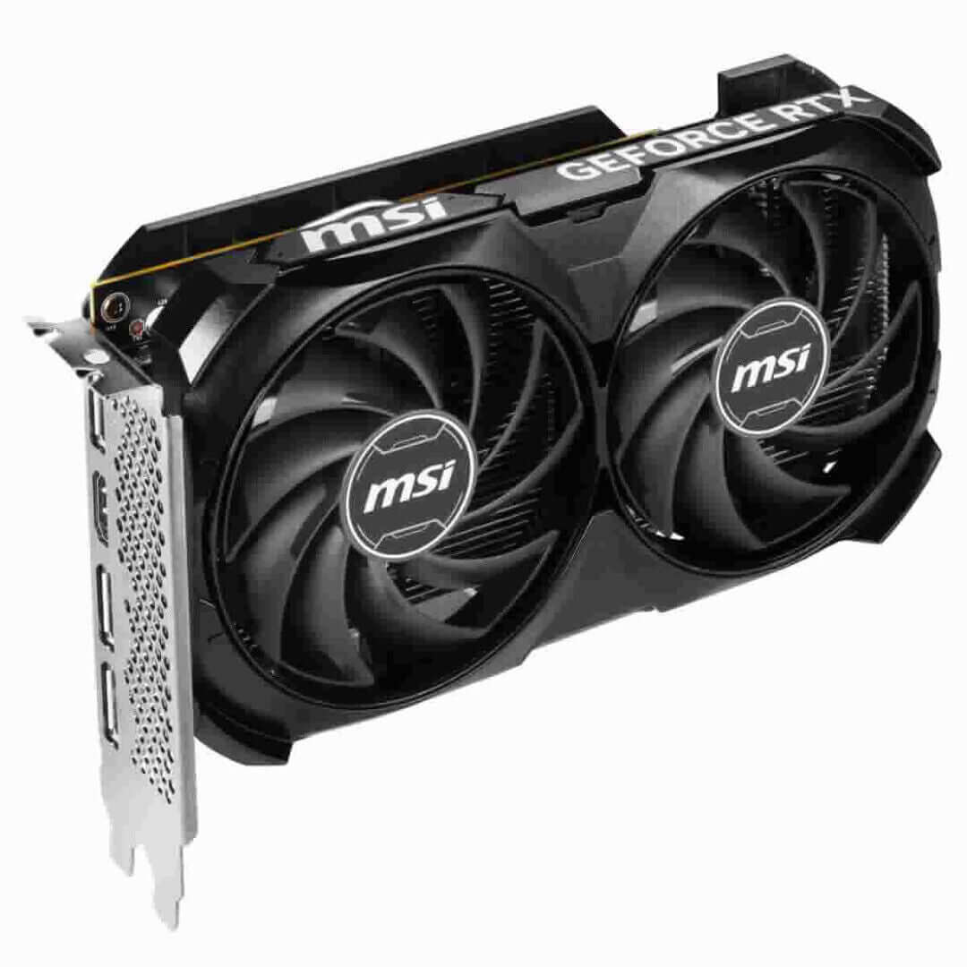 MSI Nvidia Geforce RTX 4060 Ventus 2X Black 8GB OC Edition Graphics Card - NovaNest