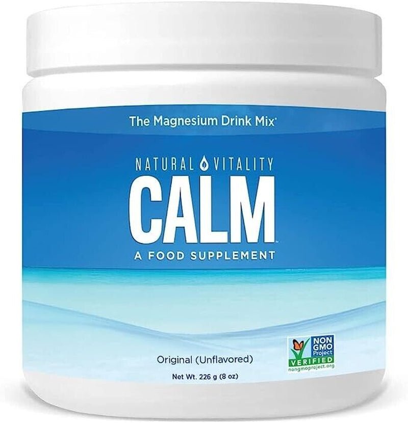 Natural Vitality Calm Magnesium Drink Mix | Original Flavour | 226 G (8 Oz) - NovaNest