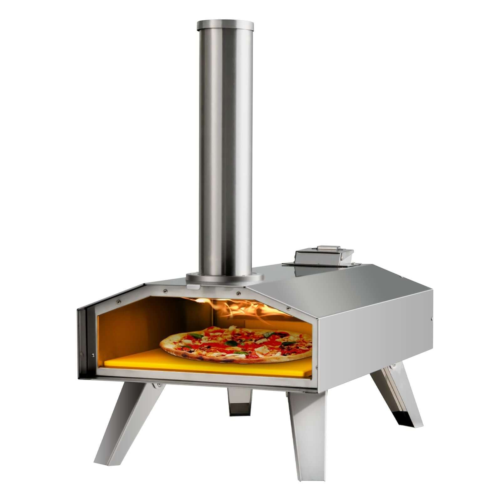 Portable Outdoor Stainless Steel Pizza Oven for Camping Picnic - NovaNest