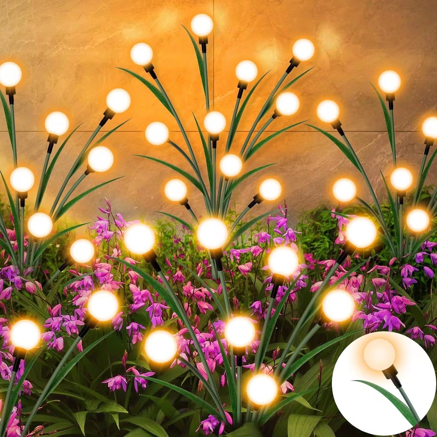 Solar Ground Lights Outdoor Decorations, 12LED Solar Garden Lights Waterproof, Solar Disk Lights for Yard, Pathway, Lawn, Patio - NovaNest