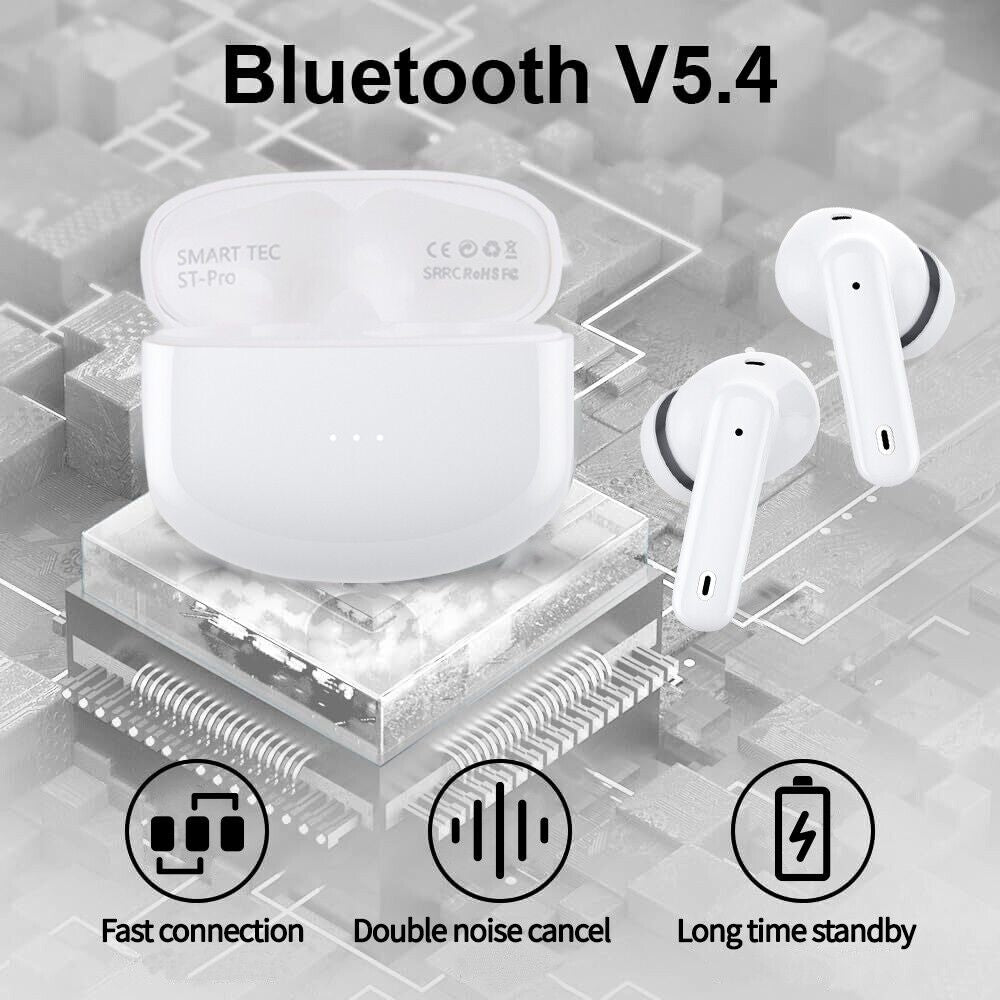 ST Bluetooth Wireless Headphones Earbuds Earphones In - Ear Pods Iphone Android - NovaNest