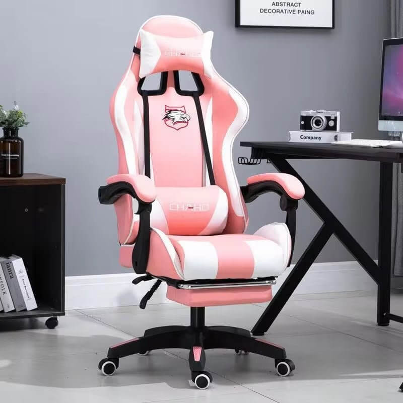 WCG Gaming Chair Computer Chair High - Quality Gaming Chair Leather Internet LOL Internet Cafe Racing Chair Office Chair Gamer New - NovaNest