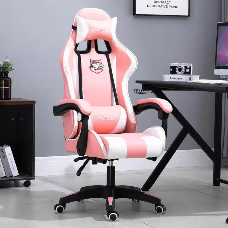 WCG Gaming Chair Computer Chair High - Quality Gaming Chair Leather Internet LOL Internet Cafe Racing Chair Office Chair Gamer New - NovaNest