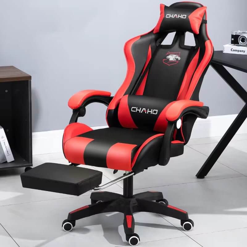 WCG Gaming Chair Computer Chair High - Quality Gaming Chair Leather Internet LOL Internet Cafe Racing Chair Office Chair Gamer New - NovaNest