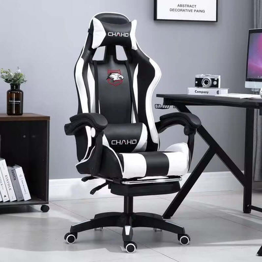 WCG Gaming Chair Computer Chair High - Quality Gaming Chair Leather Internet LOL Internet Cafe Racing Chair Office Chair Gamer New - NovaNest