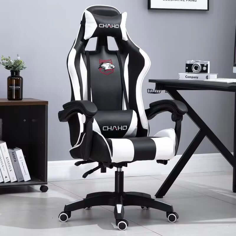 WCG Gaming Chair Computer Chair High - Quality Gaming Chair Leather Internet LOL Internet Cafe Racing Chair Office Chair Gamer New - NovaNest