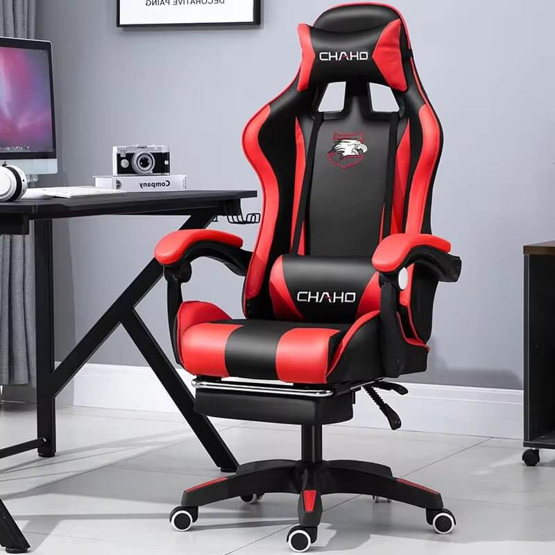 WCG Gaming Chair Computer Chair High - Quality Gaming Chair Leather Internet LOL Internet Cafe Racing Chair Office Chair Gamer New - NovaNest