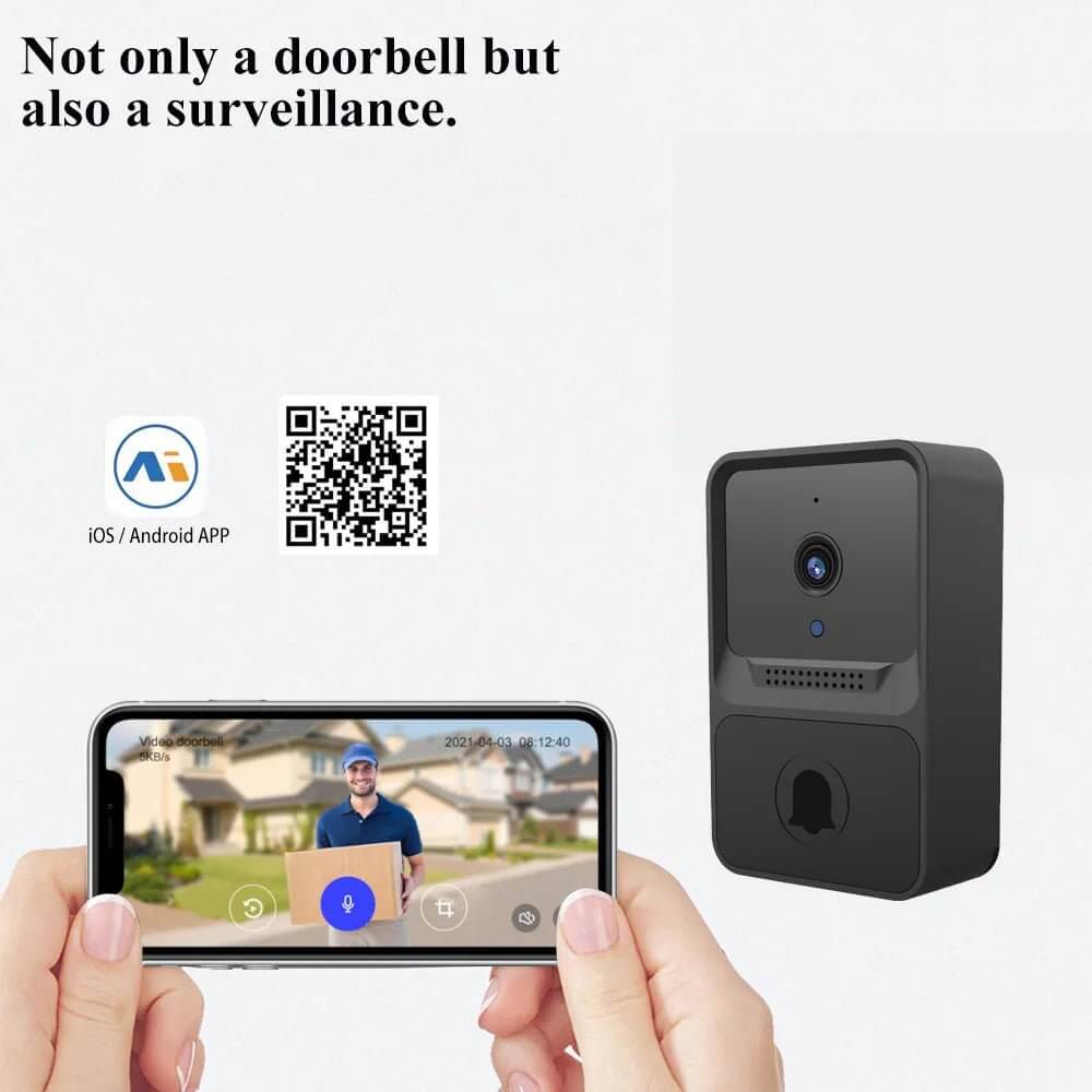 Wireless Doorbell Wifi Outdoor HD Camera Security Door Bell Night Vision Video Intercom Voice Change for Home Monitor Door Phone - NovaNest