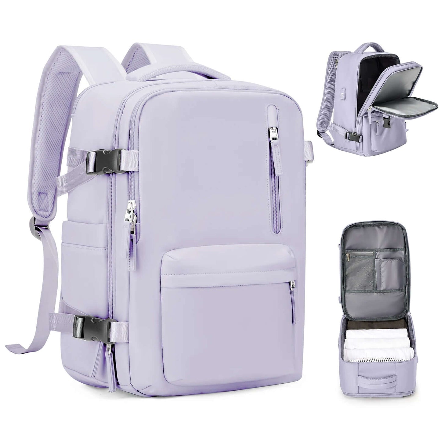 Women'S Cabin Travel Backpack Laptop Bag Large Capacity Easyjet Carry - Ons 45X36X20 Backpack Ryanair 40X20X25 Water Resistant Bag - NovaNest