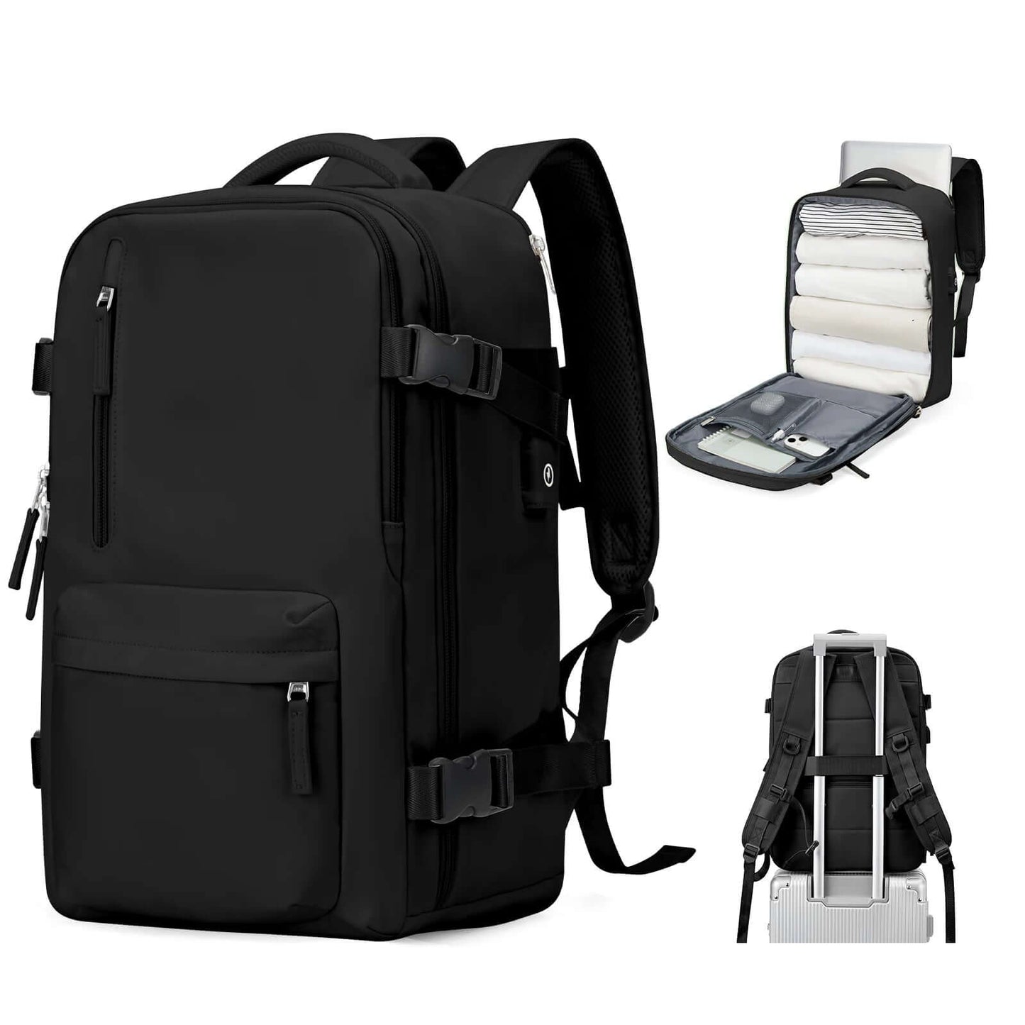 Women'S Cabin Travel Backpack Laptop Bag Large Capacity Easyjet Carry - Ons 45X36X20 Backpack Ryanair 40X20X25 Water Resistant Bag - NovaNest