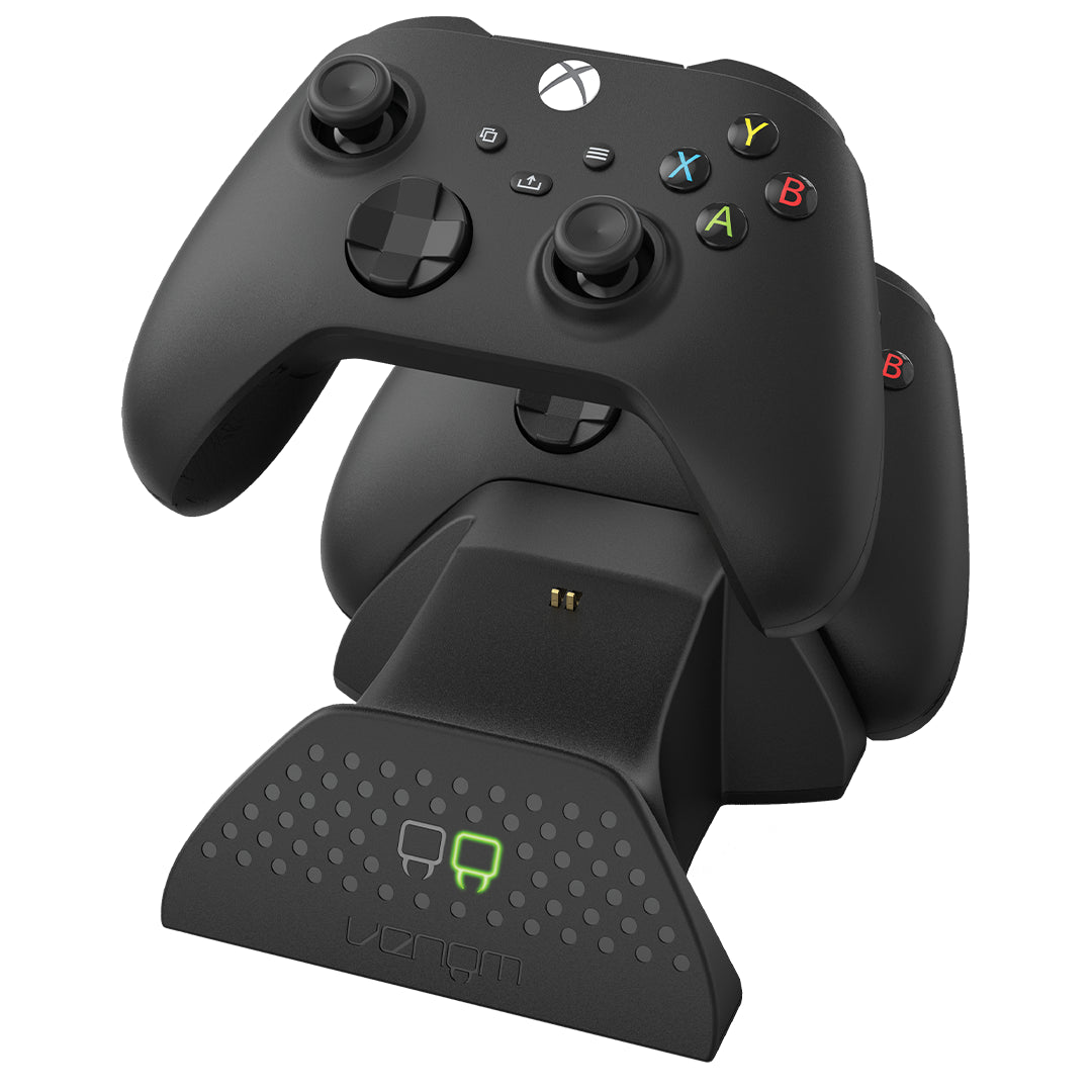 Xbox Series X / S Twin Charging Dock with Rechargeable Battery Packs - Black - NovaNest